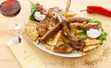 grilled stakes ribs παιδακια στη σχαρα